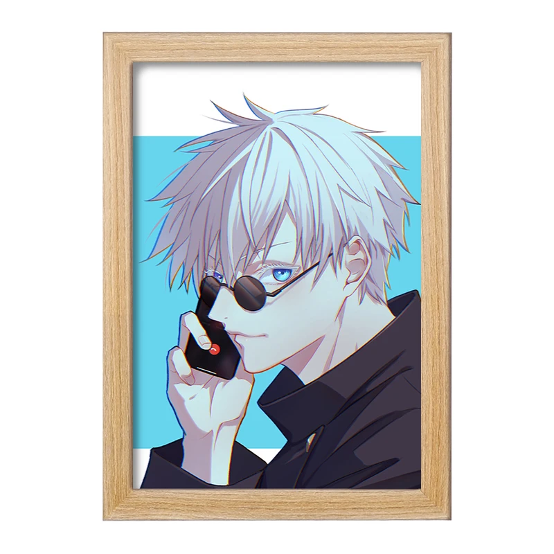 تابلو خندالو مدل گوجو ساتورو انیمه جوجوتسو کایزن  کد 11099