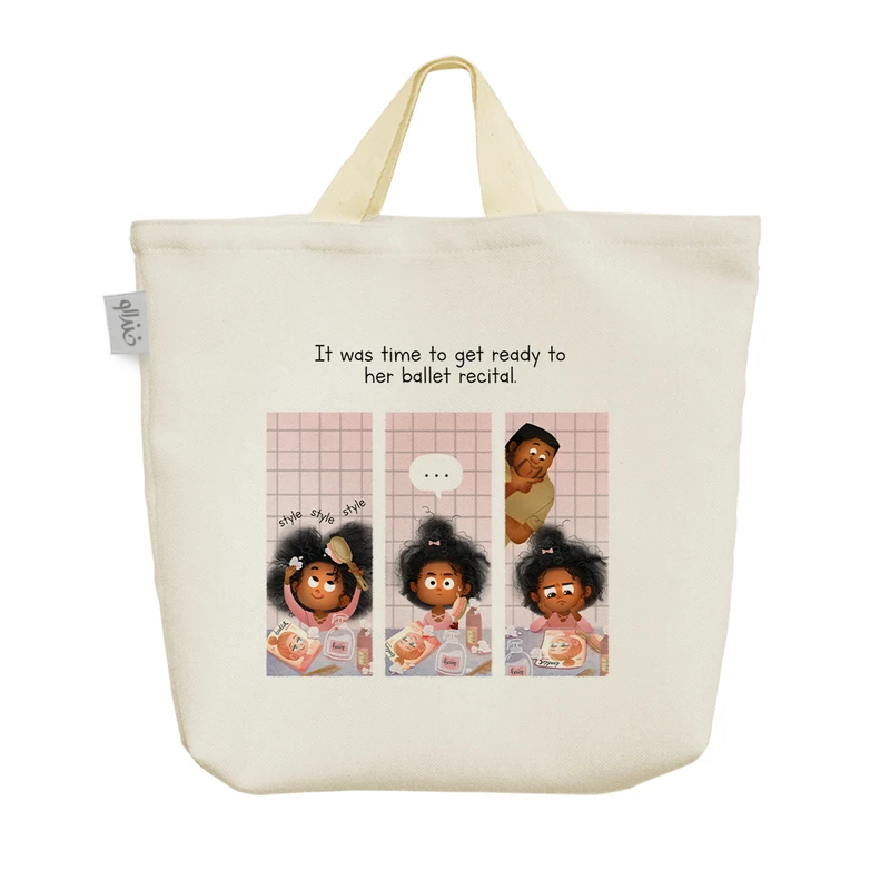 ساک خرید خندالو مدل پدر و دختر کد H1083