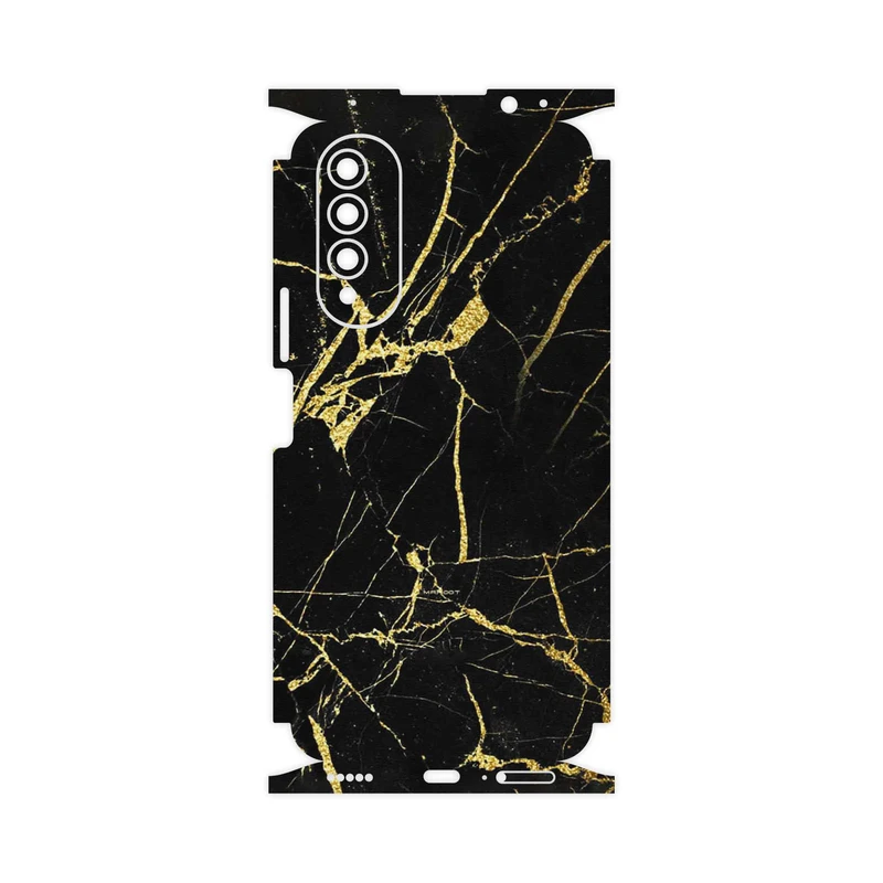 برچسب پوششی ماهوت مدل Graphite_Gold_Marble-FullSkin مناسب برای گوشی موبایل ویکو T50