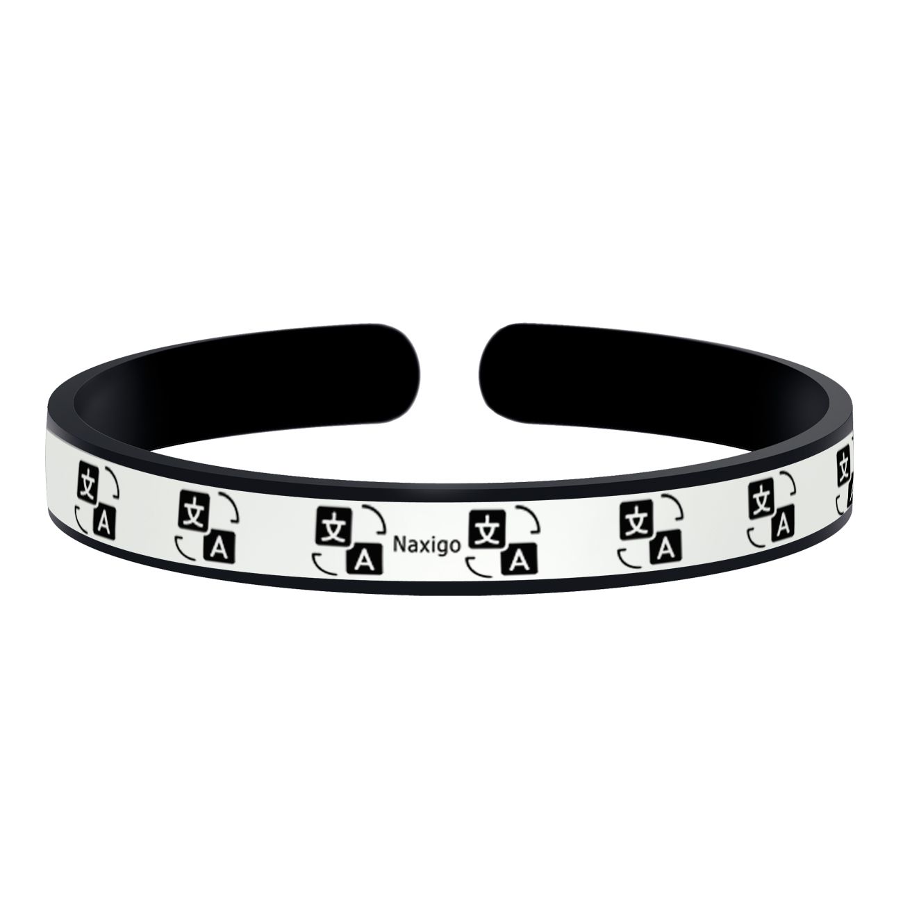 دستبند ناکسیگو طرح مترجم مدل BR5523 -  - 1