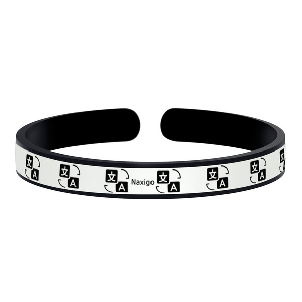 دستبند ناکسیگو طرح مترجم مدل BR5523
