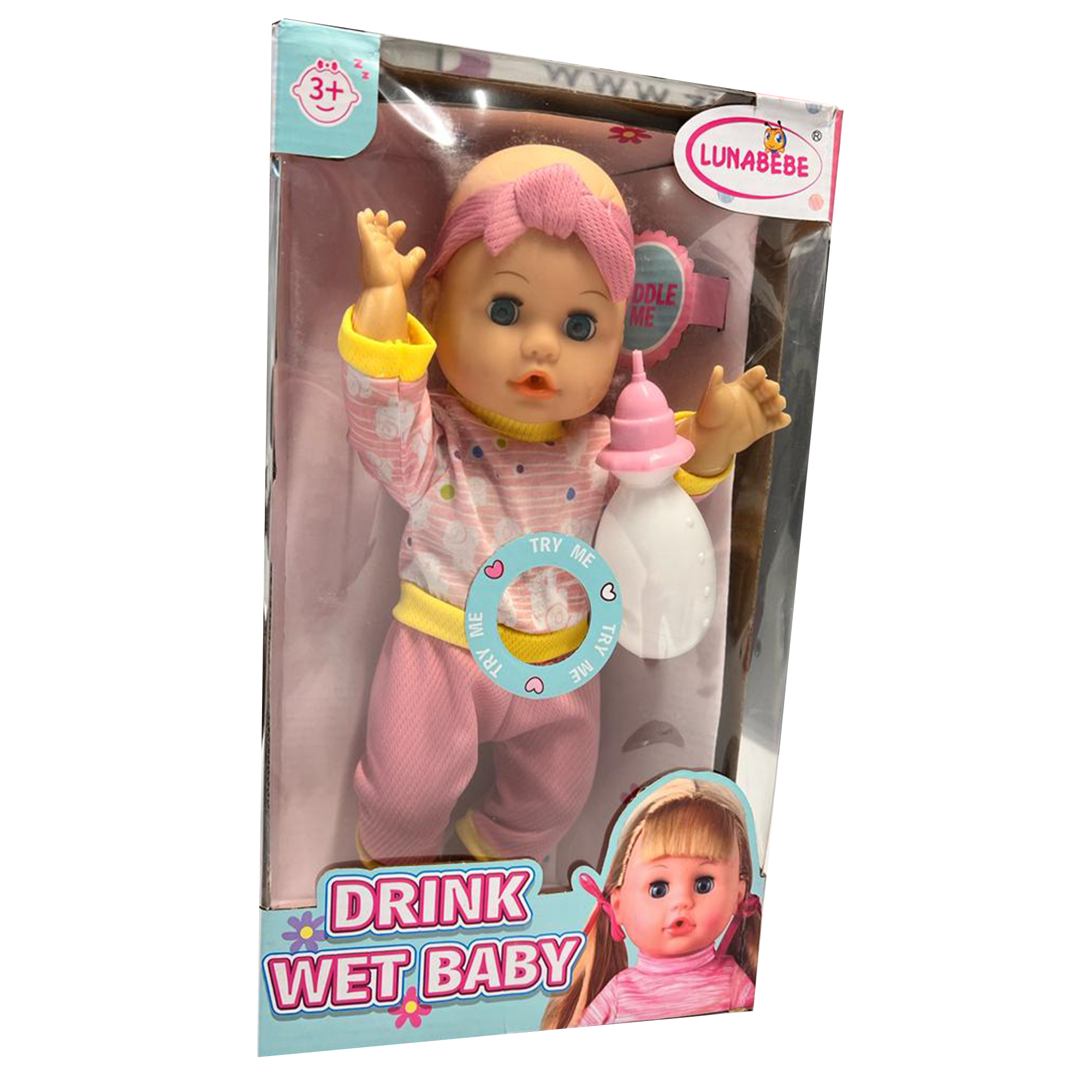 عروسک مدل Drink Wet Baby ارتفاع 30 سانتی متر
