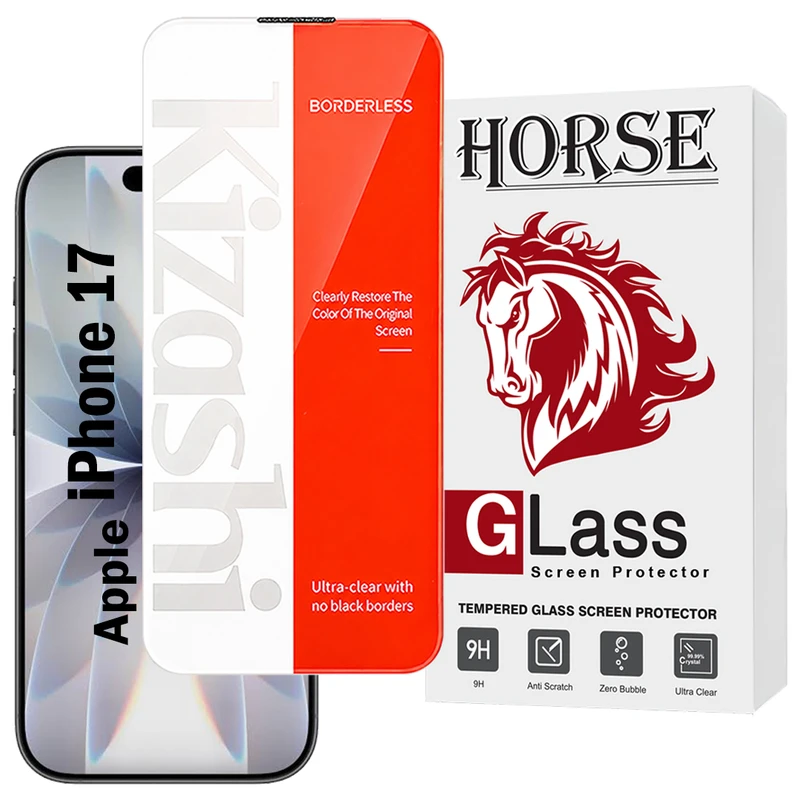 محافظ صفحه نمایش هورس مدل KIZNOSTH مناسب برای گوشی موبایل اپل iPhone 17