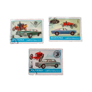 تمبر یادگاری مدل ماشین کد bc-1847 مجموعه 3 عددی
