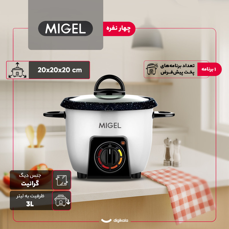 پلوپز 4 نفره میگل مدل GRC 155