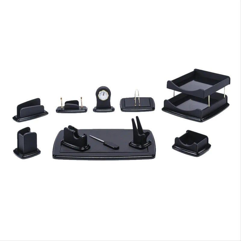 ست لوازم اداری رومیزی مدل 8012 مجموعه 12 عددی