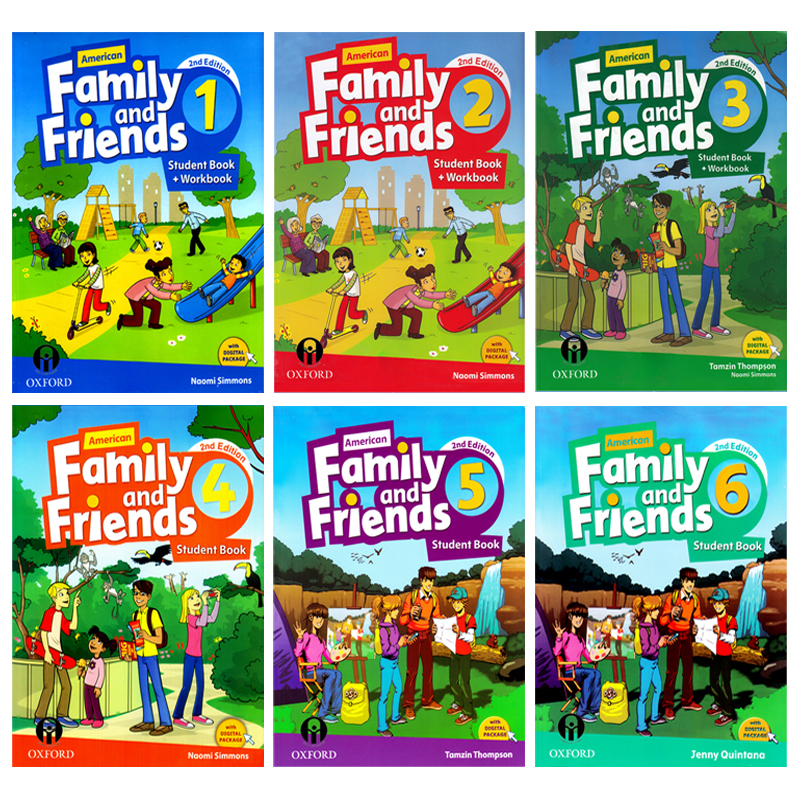 کتاب Family And Friends Second Edition اثر جمعی از نویسندگان انتشارات الوندپویان 6 جلدی