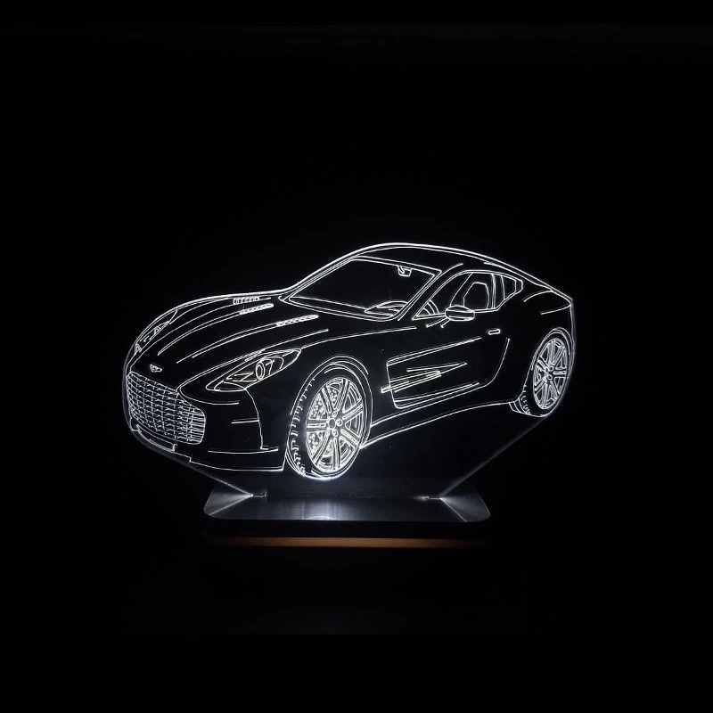 چراغ خواب سان لیزر طرح ماشین مدرن مدل تک رنگ