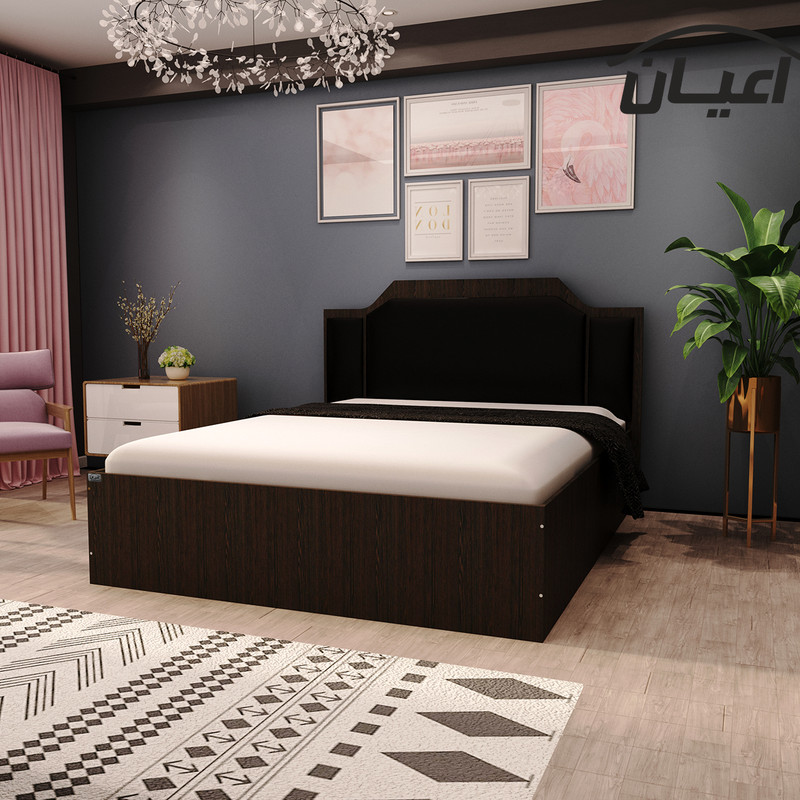 تخت خواب دونفره اعیان مدل FH412 سایز 160x200 سانتی متر