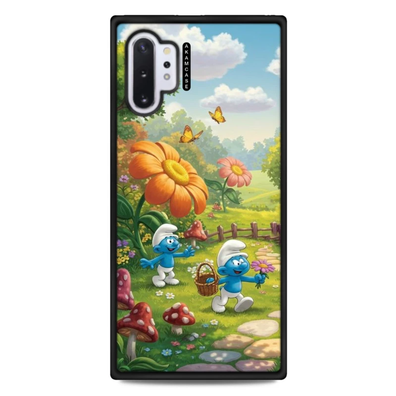 کاور آکام مدل AMC-WSGN10P-SMURFS-9 مناسب برای گوشی موبایل سامسونگ Galaxy Note 10 Plus