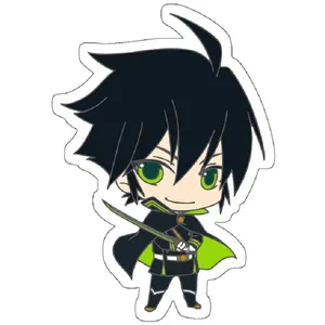 استیکر لپ تاپ مدل Yuuichirou Hyakuya chibi