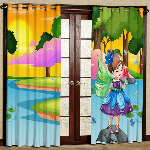 پرده مدل مخمل پانچی کد 7275 سایز 280x140 سانتی متر