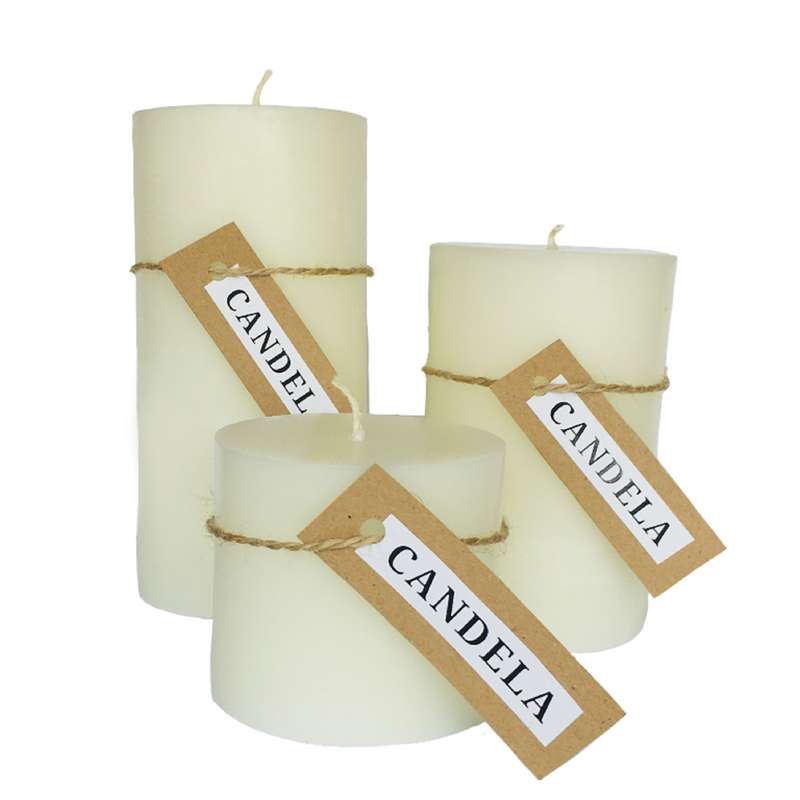 شمع مدل Cndl Pillar مجموعه 3 عددی
