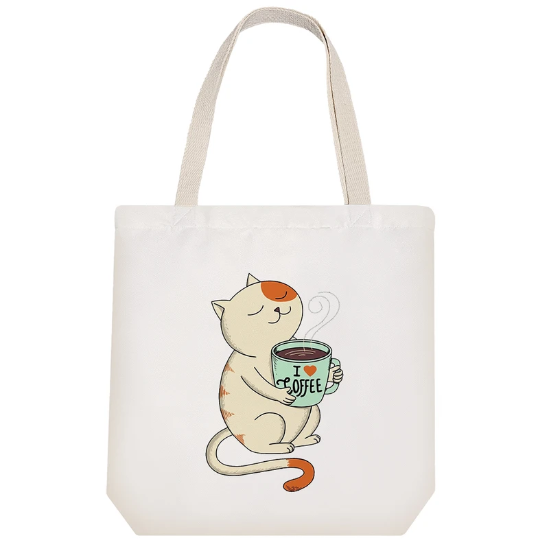 ساک خرید خندالو مدل I Love Coffee کد 1903