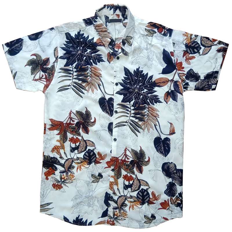 پیراهن آستین کوتاه مردانه مدل هاوایی فشن 