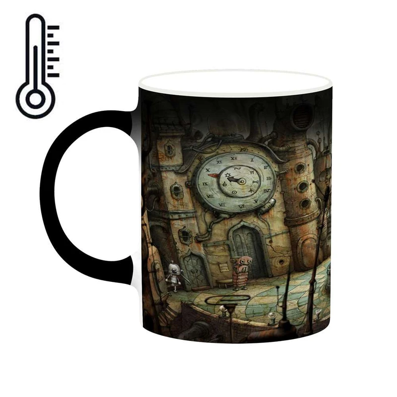 ماگ حرارتی کاکتی مدل نقاشی کارتونی کد mgh18795