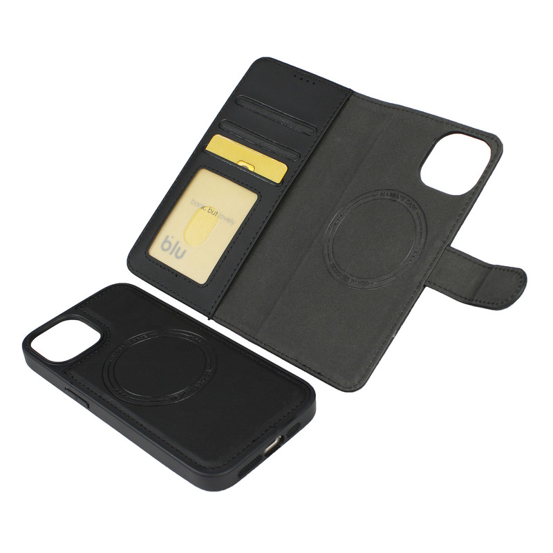 کیف کلاسوری اچ دی دی طرح چرمی مگ سیف مدل LUXURY مناسب برای گوشی موبایل اپل IPHONE 12 promax