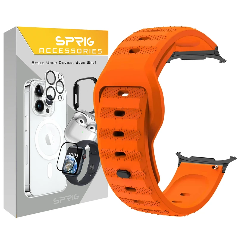 بند اسپریگ مدل Spig Sport مناسب برای ساعت هوشمند سامسونگ Galaxy Watch 7 Ultra 47mm