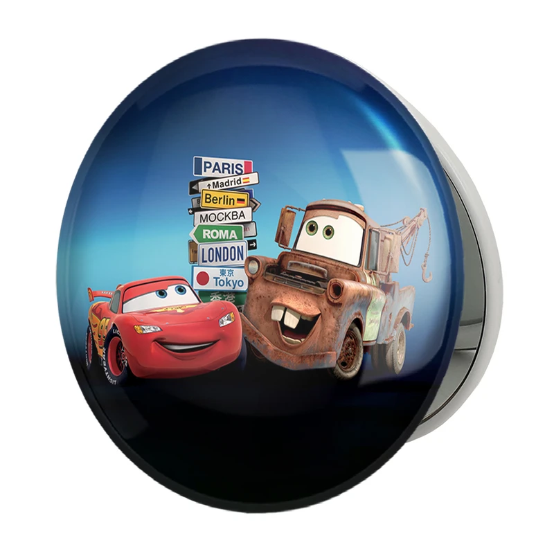 آینه جیبی خندالو طرح ماشین ها (Cars) مدل تاشو کد 36520