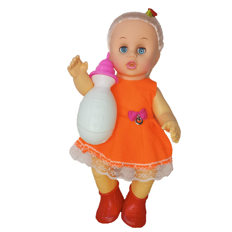 عروسک مدل نوزاد دختر موزیکال ارتفاع 27 سانتی‌متر