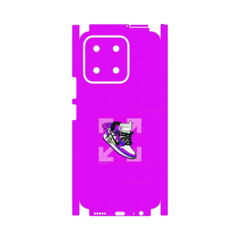 برچسب پوششی ماهوت مدل Nike Air Sneaker Digital Art-FullSkin مناسب برای گوشی موبایل آنر X5b Plus