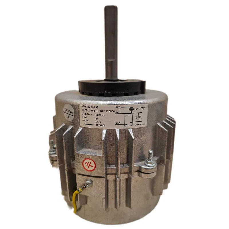 موتور فن کولرگازی مدل YDK-120-50-6A2 مناسب برای انواع کولرگازی
