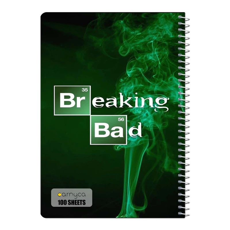 دفتر مشق 100 برگ سیمی کارنیکا طرح بریکینگ بد Breaking Bad کد 53195