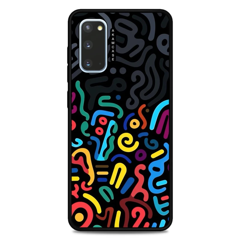 کاور آکام مدل AMC-WSGS20-DOODLE8 مناسب برای گوشی موبایل سامسونگ Galaxy S20