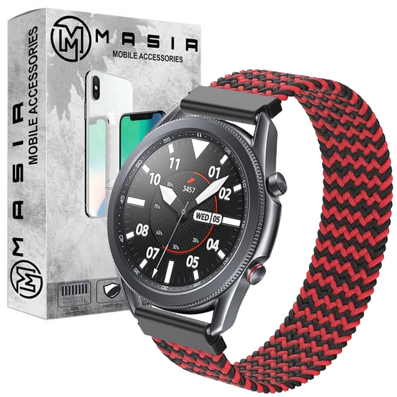 بند مسیر مدل Braided Solo Loop مناسب برای ساعت هوشمند هوآوی Watch GT Runner/GT3 46MM/3/3 Pro/GT2 Pro/GT2e