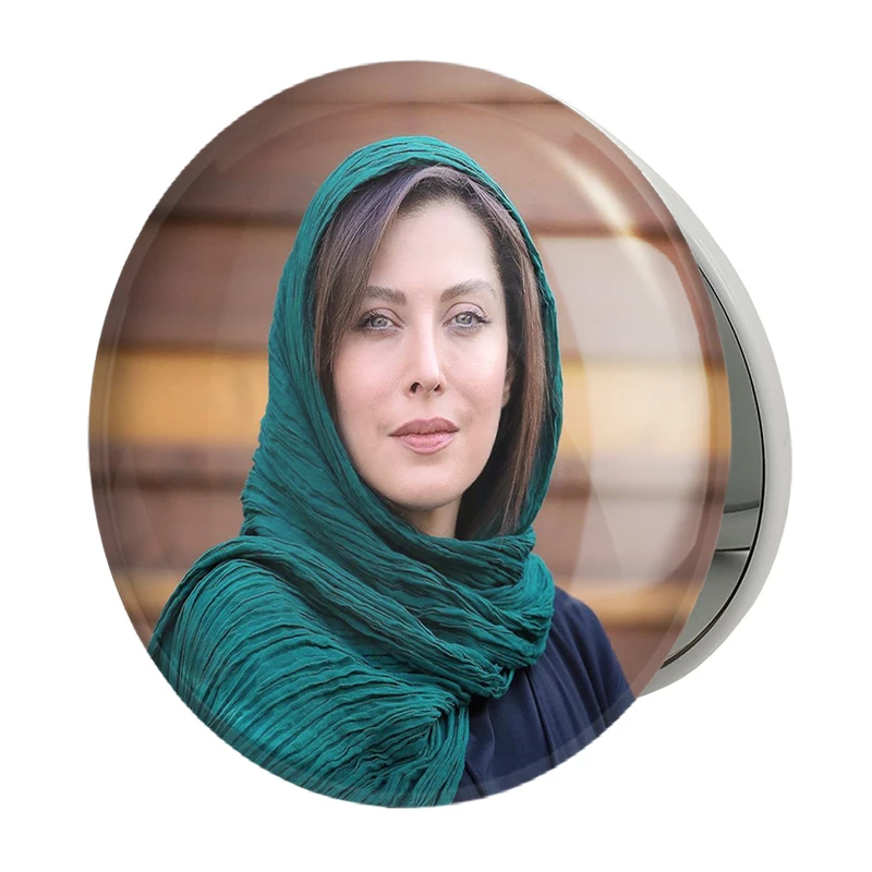 آینه جیبی خندالو طرح مهتاب کرامتی مدل تاشو کد 6230 