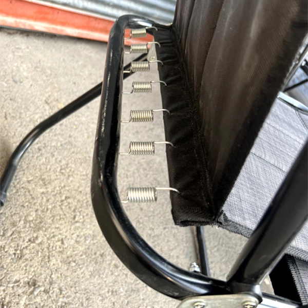 عکس شماره 7 : صندلی تاشو سفری مدل تاشو هفت فنره ارتفاع پایه 45 سانتی متر