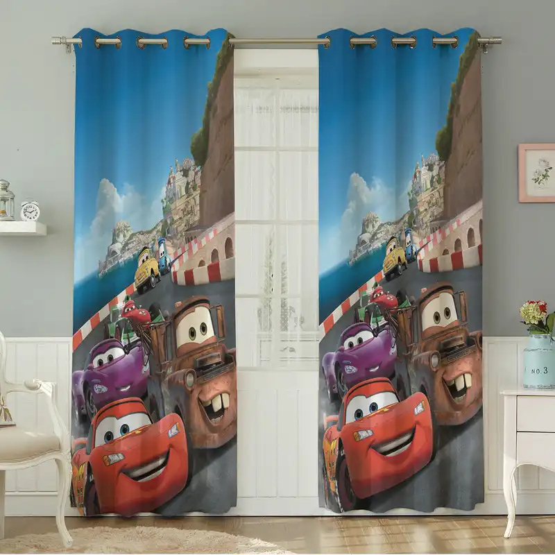 پرده نیروانا طرح کودک مدل مخمل کد 8226 سایز 140×280 سانتی متر