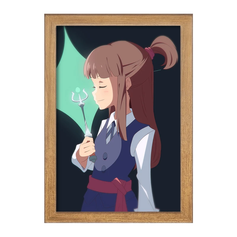 تابلو خندالو مدل اکو انیمه جادوگران کوچک Little Witch Academia  کد 22861