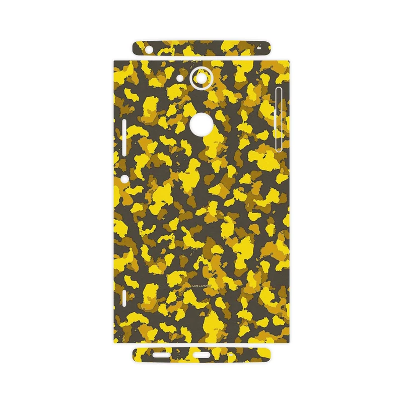 برچسب پوششی ماهوت مدل Yellow Infantry Army-FullSkin مناسب برای گوشی موبایل سونی Xperia XA2