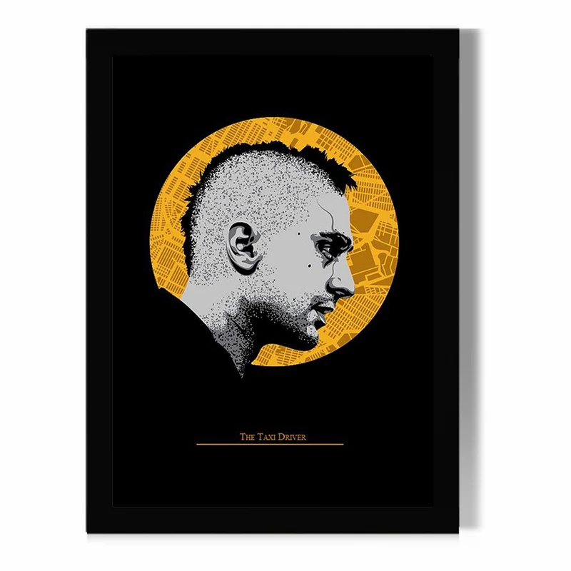 تابلو مدل دیواری طرح فیلم راننده تاکسی | The Taxi Driver کد FD116