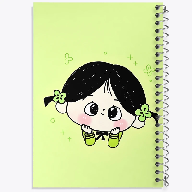 دفتر لیست خرید 50 برگ خندالو طرح دخترانه کیوت کد F5818