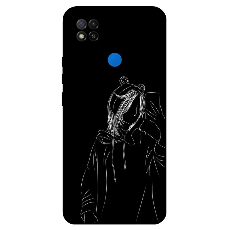 کاور مگافون طرح دخترانه مدل 1841 مناسب برای گوشی موبایل شیائومی Redmi 9C / 9C NFC