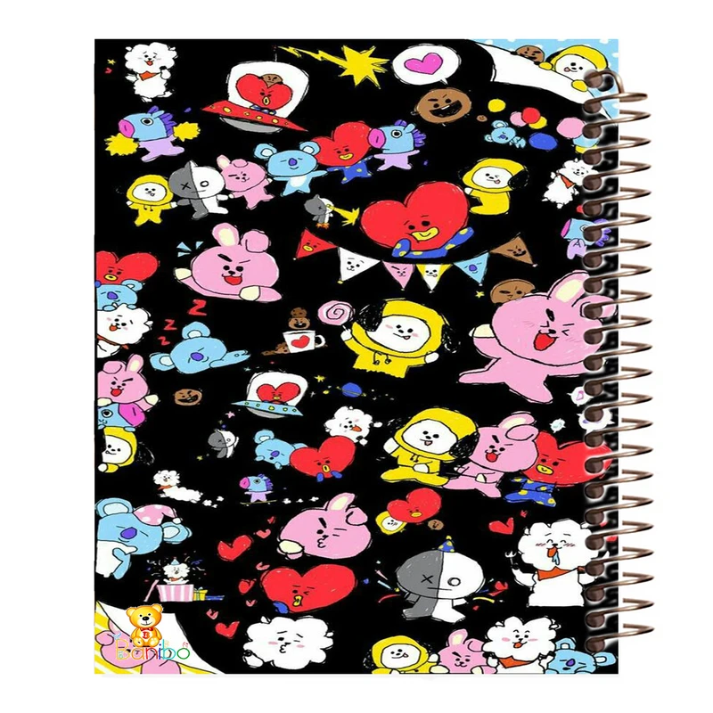 دفتر نقاشی 50 برگ بانیبو مدل کارتونی کد 630