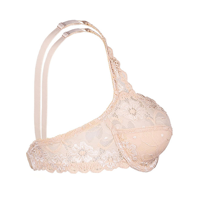 سوتین زنانه لین مدل فنردار کد 4680-415 رنگ کرم