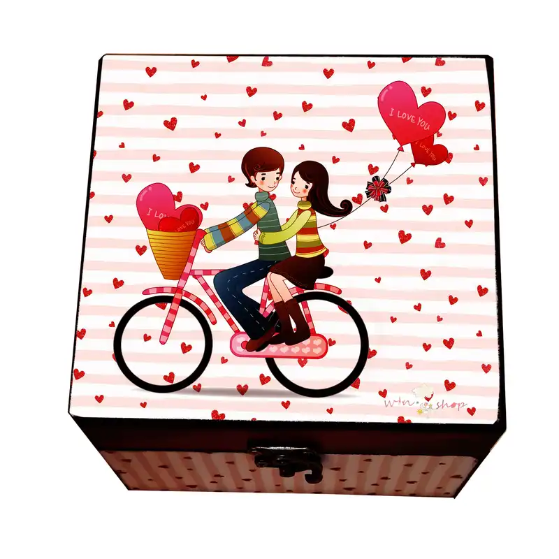 جعبه هدیه مدل روز عشق