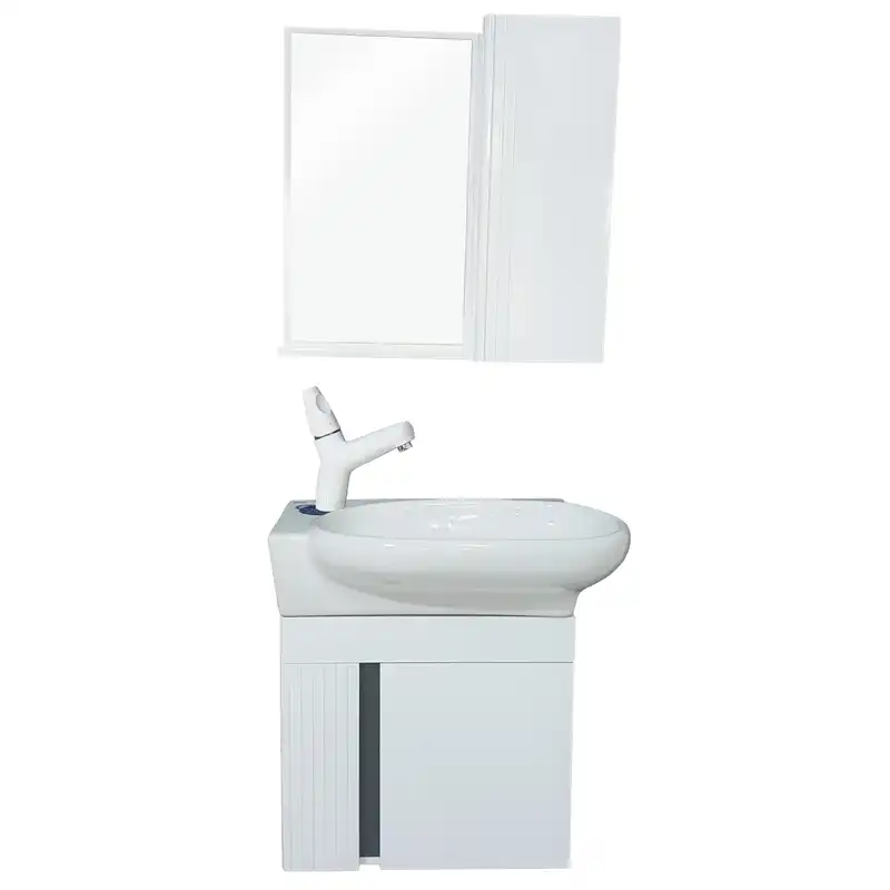 ست کابینت و روشویی سینا مدل آمون به همراه آینه باکس