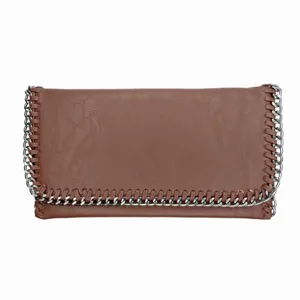 کیف دوشی زنانه مدل کتابی زنجیری k11