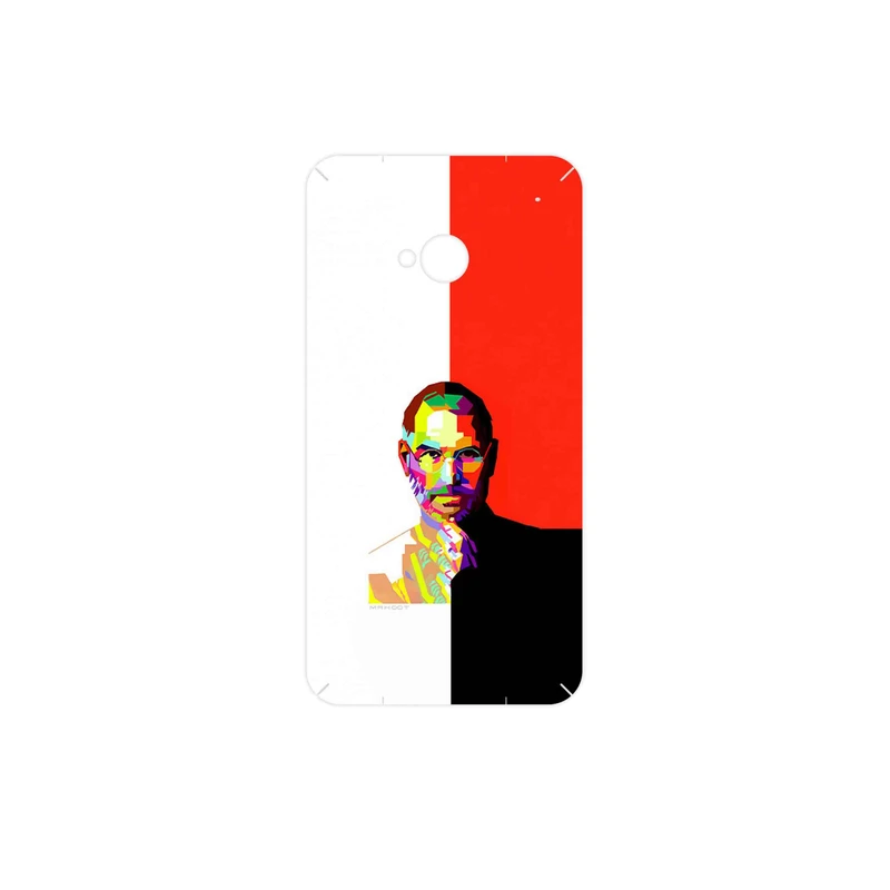 برچسب پوششی ماهوت مدل Collage of Steve Jobs 1 مناسب برای گوشی موبایل اچ تی سی One M7