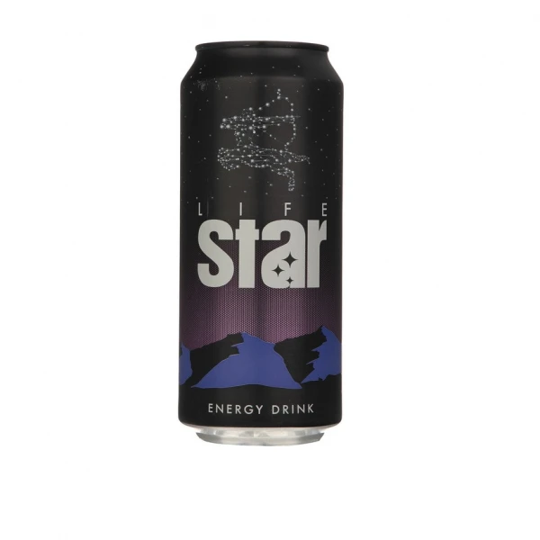نوشابه انرژی زا لایف استار - 500 میلی لیتر بسته 24 عددی