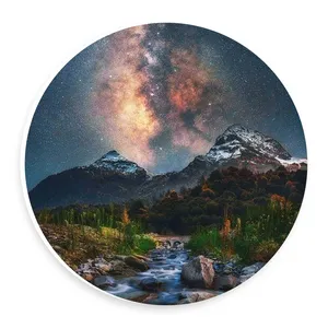  دیوارکوب طرح رودخانه و آسمان شب مدل wtb602