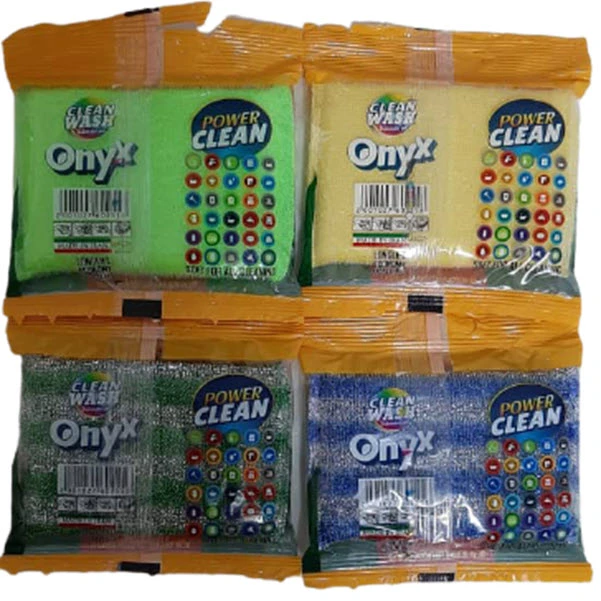 اسکاچ ظرفشویی مدل اونیکس پاورکلین بسته 4 عددی