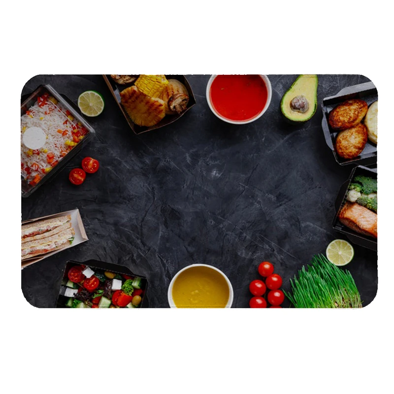  پادری طرح غذا کد 8274 سایز 50 × 70 سانتی متر