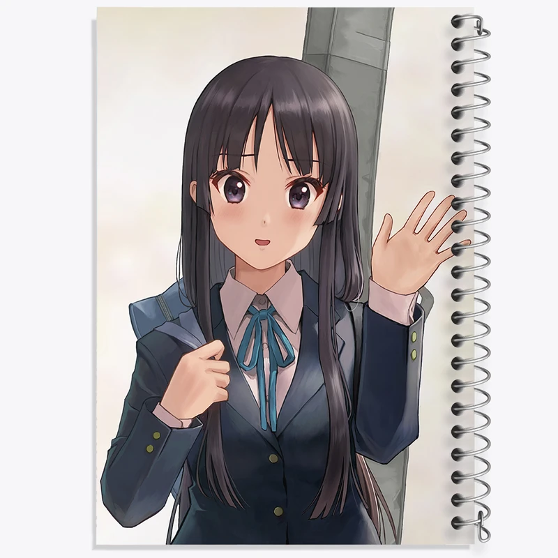 دفتر مشق 50 برگ خندالو طرح میو انیمه كي اون کد 34140