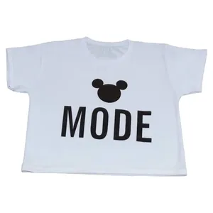 کراپ‌تاپ آستین کوتاه زنانه مدل میکی موس