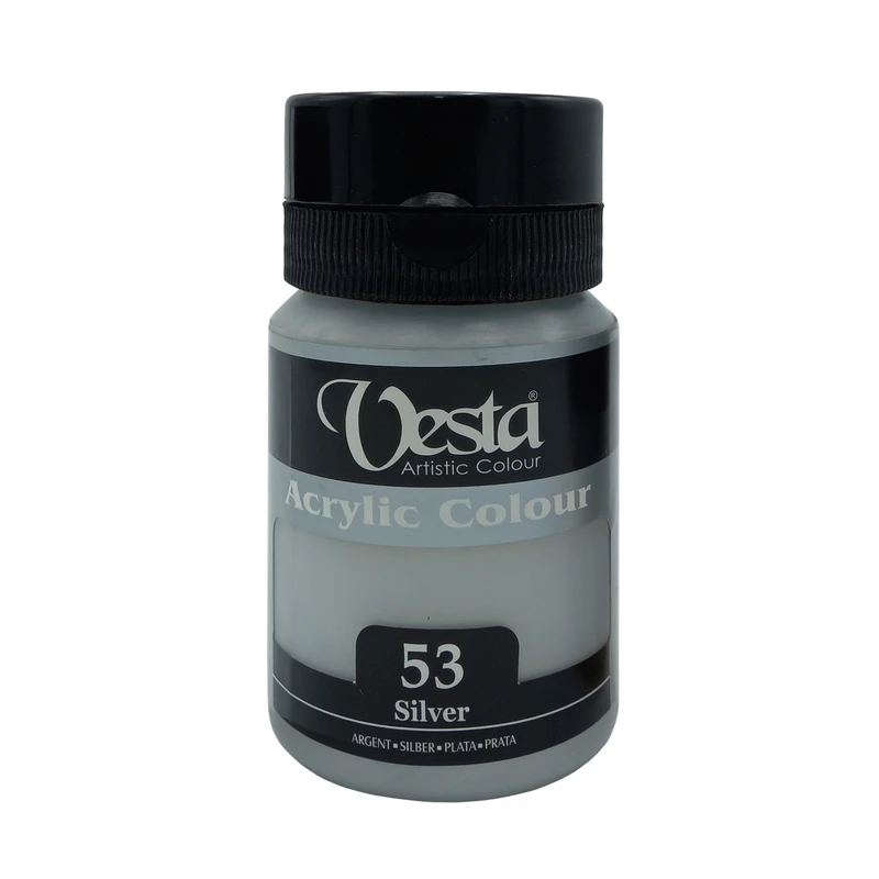 رنگ اکریلیک وستا کد 53 S حجم 250 میلی لیتر